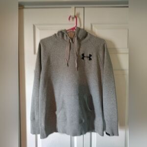 Under Armour Storm Gray Fleece Pullover Hoodie Loose Fit  Mens S./ Youth L